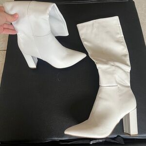 White Marc fisher boots